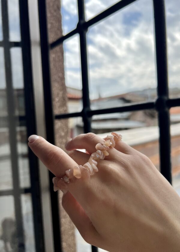 Güneş Taşı Doğal Taş Bileklik - Görsel 3