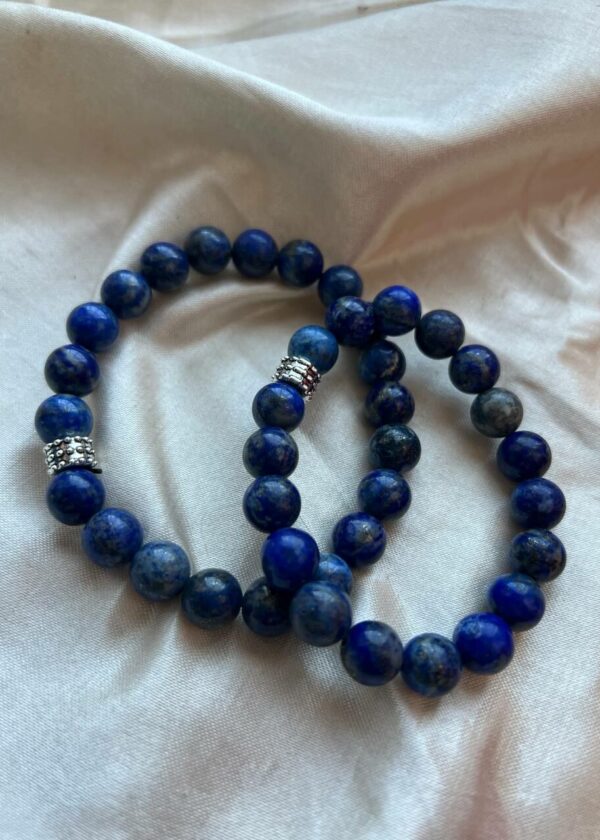 Lapis Lazuli Doğal Taş 10 mm Bileklik - Görsel 5